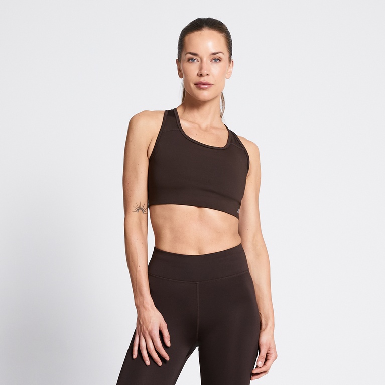 Sports bra "Rush bra" Dark Brown